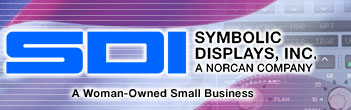 Symbolic Displays, Inc. - aircraft EXIT signs, avionic displays, aircraft panels and illuminated keyboards