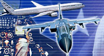 simulator displays and aircraft panels